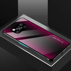 Gradient Glass Phone Cover - Stylish Hard Shell Case - Poco F6 Pro (04)