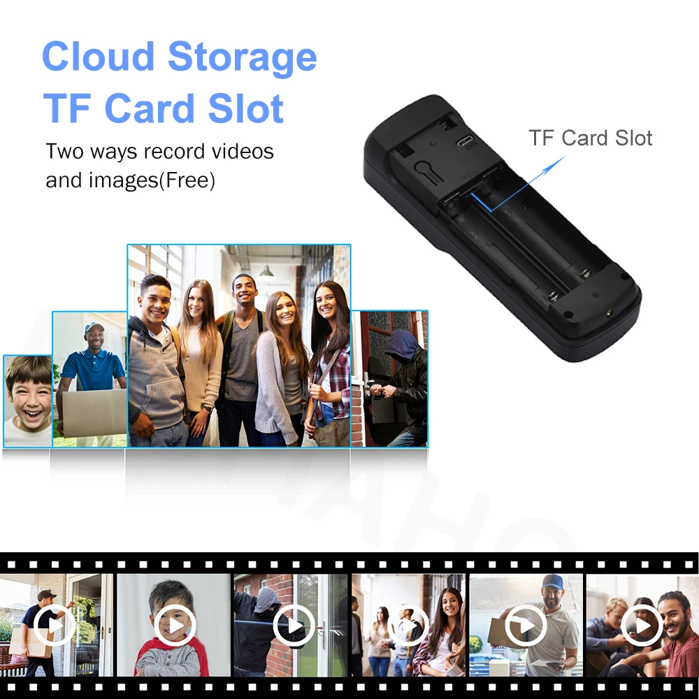 HISMAHO 1080P HD видео дверной звонок умный дом Wi-Fi видео домофон IP домофон для квартиры беспроводная камера безопасности