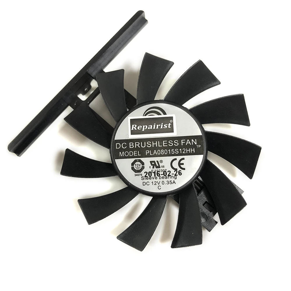 PLA08015S12HH 12 В 0.35A GTX970 VGA охлаждающий вентилятор GPU для GAINWARD GeForce GTX 960 980