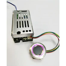 Placa de controle K215-V1.3 + r503, função de relé aberta normalmente, placa de controle de impressão digital para motocicleta, porta, fechadura, controle de acesso