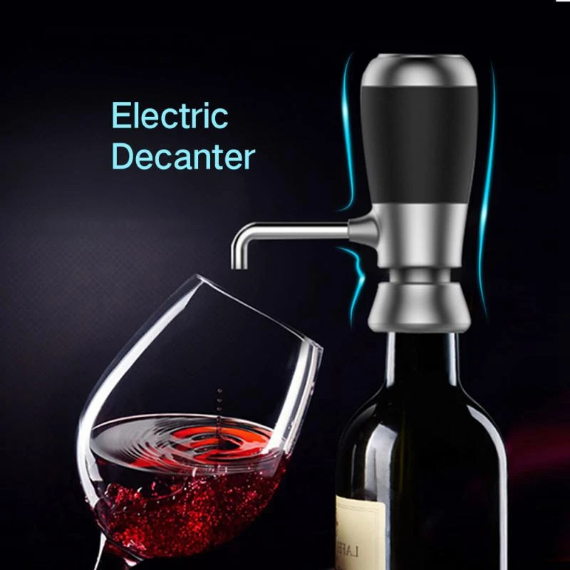 Продвижение- Электрический аэратор для вина из нержавеющей стали быстрый декантер волшебный аэратор Pourer Графин автоматический графин диспенсер для вина