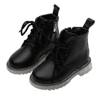 

Autumn Shoes Boys Patent Leather Waterproof Martin Boots Kids For Girls Winter 2020 Children Boots 3 4 5 6 7 8 9 10 To 12 Years