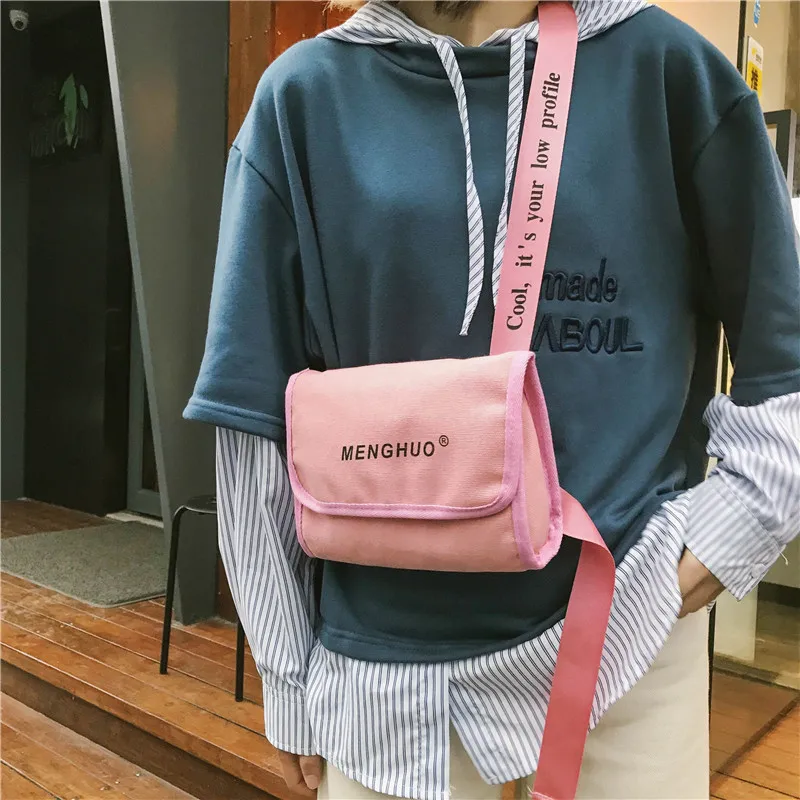 

2019 Spring Fresh Artistic WOMEN'S Bag Fashion Large Capacity Shoulder Bag Canvas Multi-Purpose Wallet Oblique Bag