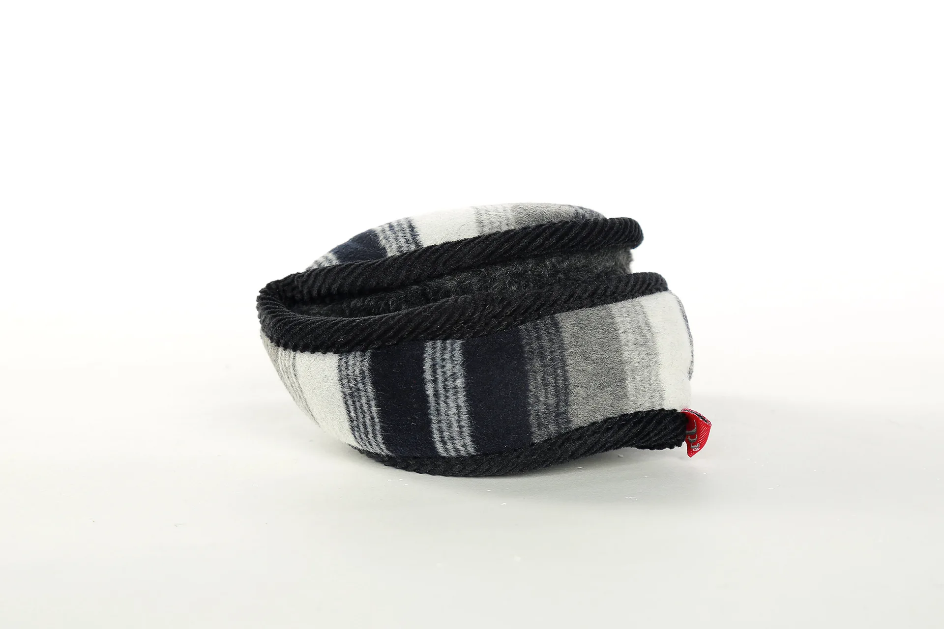 Manufacturers Direct Selling Supply Plush Multi-color Stripe Earmuff Universal Style Adult after Wear-Ear Covers Wholesale