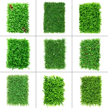 

21 styles 1pc 60X40 cm high-quality artificial plant wall decor realistic eucalyptus green lawn for home wedding diy decoration