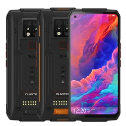 OUKITEL WP7 Global Bands IP68 Водонепроницаемый 6,53 дюймов FHD NFC 8000 мАч 48MP Тройная камера Android 9,0 8 Гб 128 ГБ Helio P90 смартфон