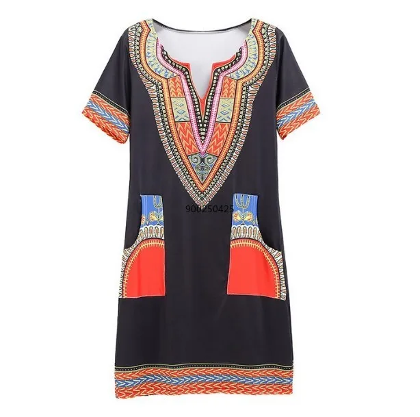 Plus 3xl African dresses for women Clothing New Sale Sexy Tight National Wind High Elastic Printed Bag Hip  african clothes