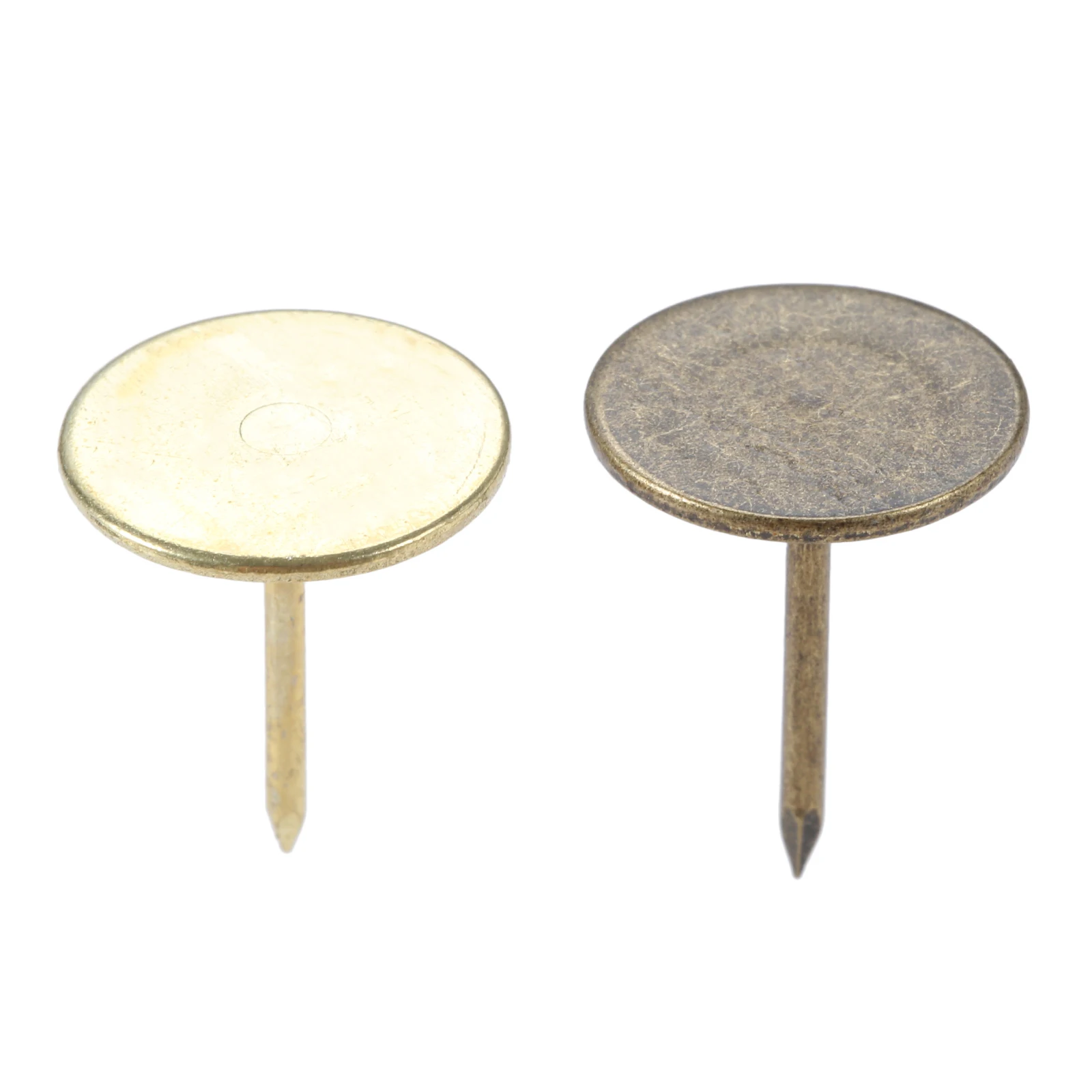 Upholstery Nails Flat Round Head Metal Pushpins 10-100pcs 15x19mm