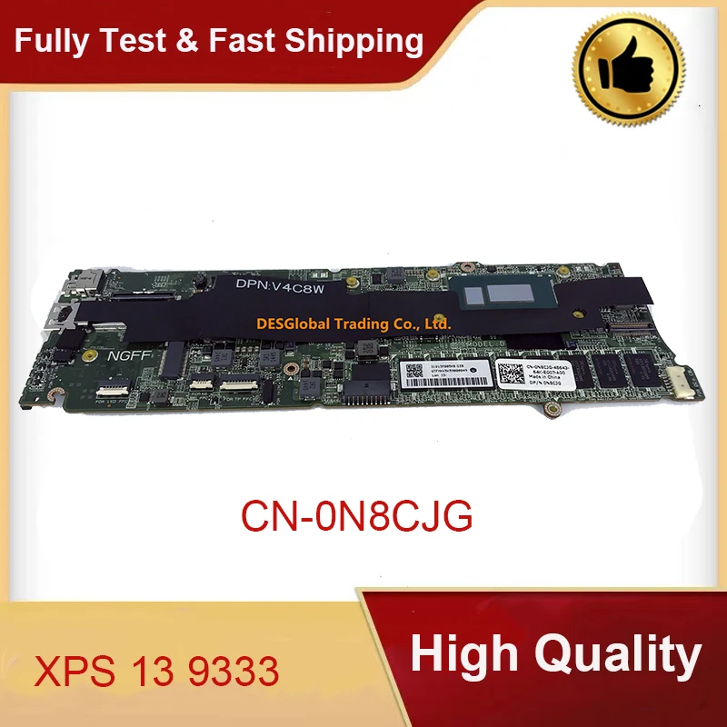 Promo  For DELL XPS 13 9333 Laptop Motherboard Mainboard 0N8CJG N8CJG DAD13CMBAG0 RGF2V CN-0N8CJG 31D13MB0