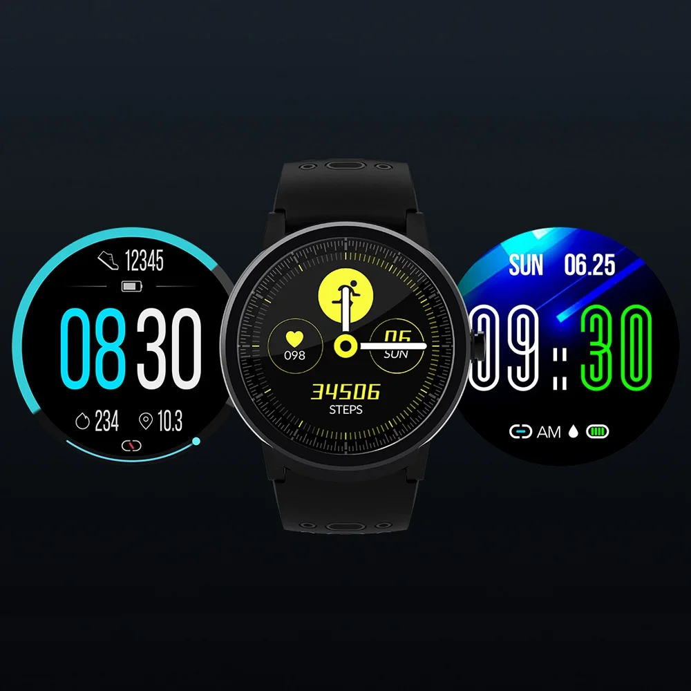 SENBONO водонепроницаемый полный экран сенсорный смарт часы для мужчин женщин часы монитор сердечного ритма во время сна Smartwatch фитнес трекер Браслет