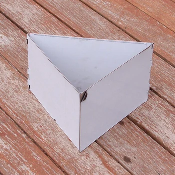 

Folding Outdoor Stove Windscreen,3 Plates Stainless Steel Camping Stove Windshield, Lightweight Butane Burner Windshield