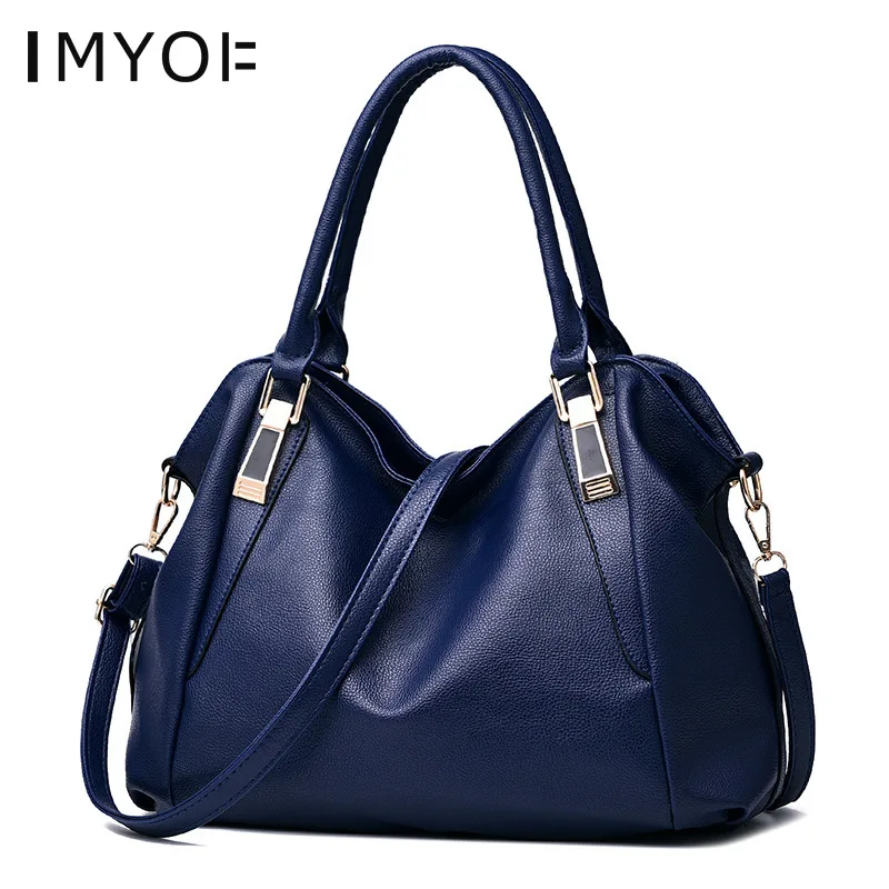 

New Women Handbags Soft PU Leather Lychee Pattern Luxury Shoulder Bag Fashion Large Capacity Ladies Casual Tote for Business