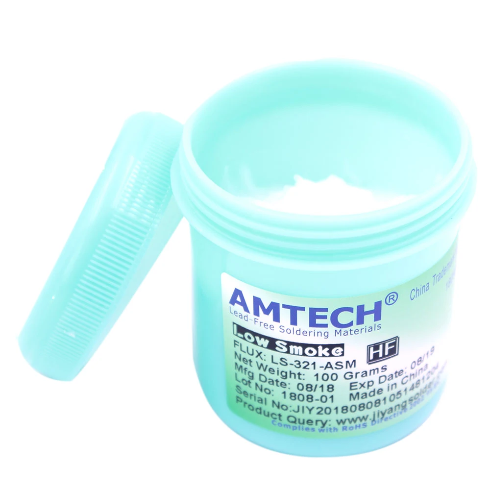 Паяльная паста AMTECH LS 321 ASM 100 г с низким потоком дыма для SMT BGA реболлинга сварочные