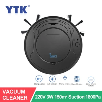 

1800Pa Sweeping Robot Intelligent Multi-function Robot Vacuum Cleaner Three-in-one Automatic Rechargeable Dry And Wet Cleaner