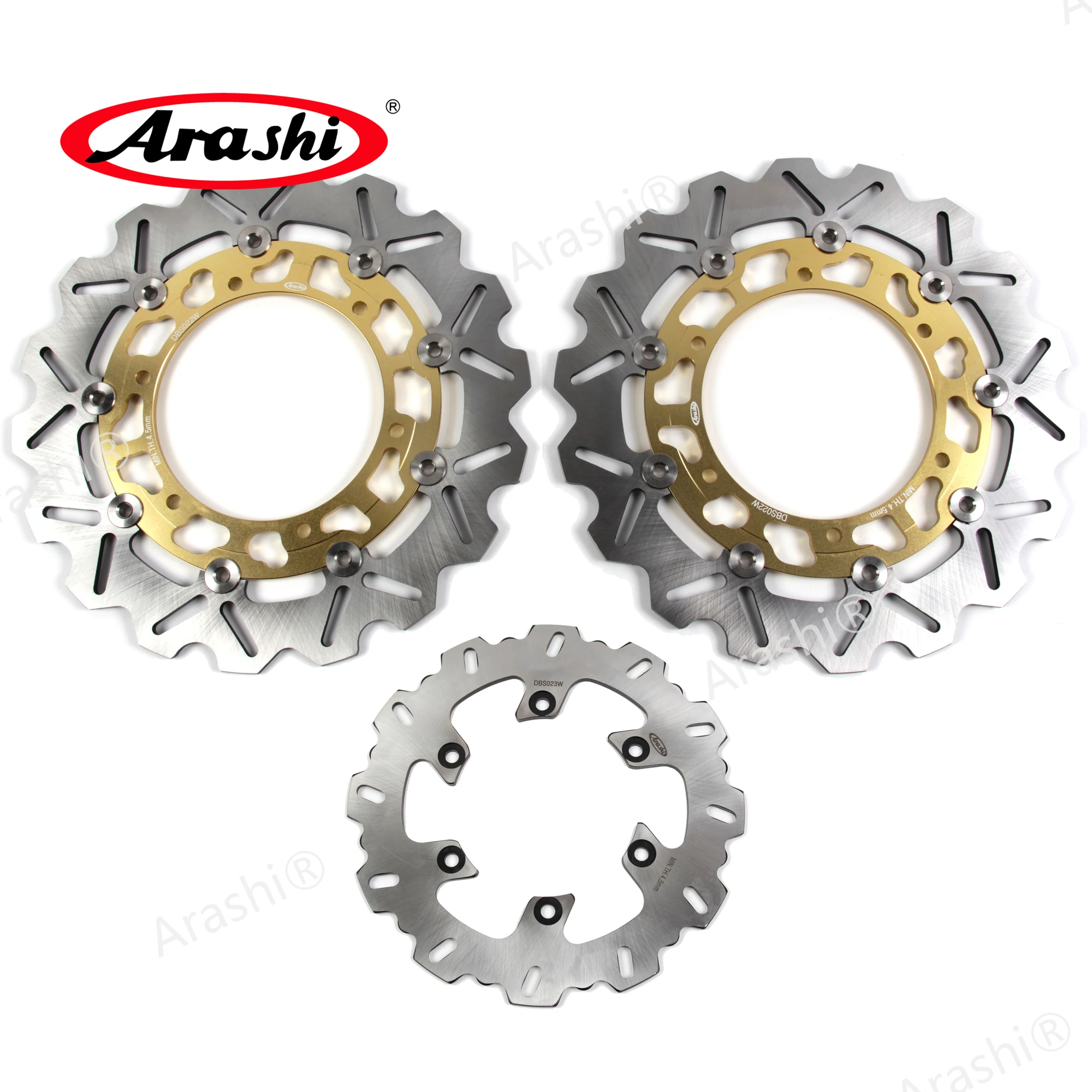 Араши 1 комплект CNC Передние Задние тормозные диски для YAMAHA XJ S DIVERSION 600 1998 2003 / YZF R