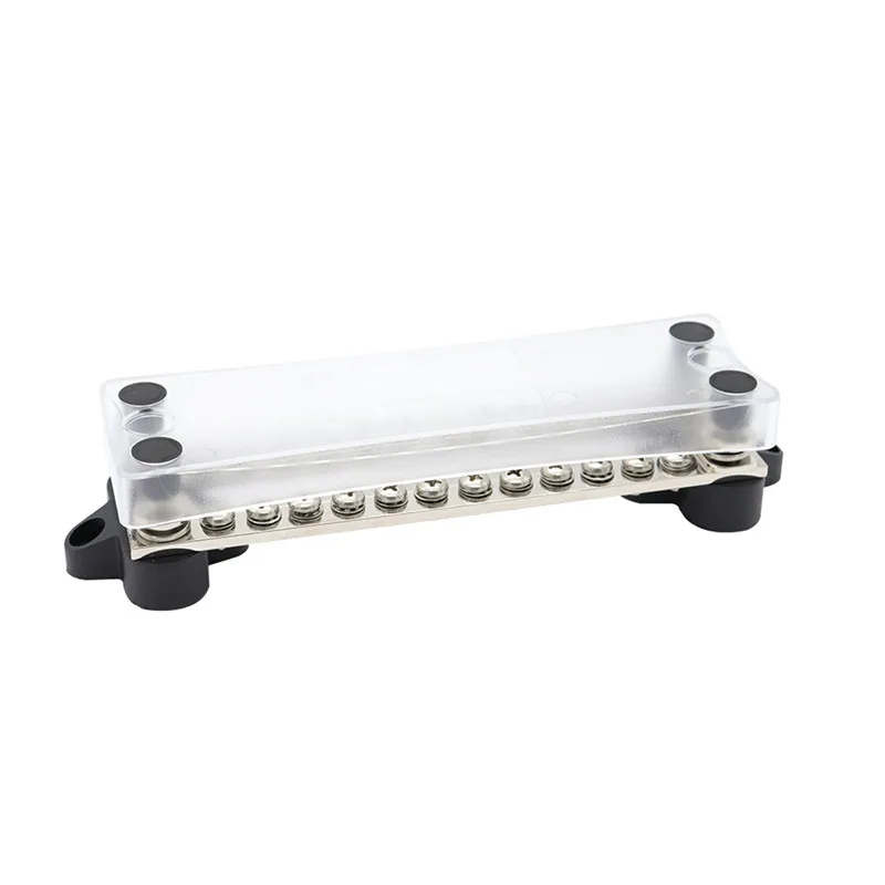 Dual bus bars with removable connecting link Bus Bars 5