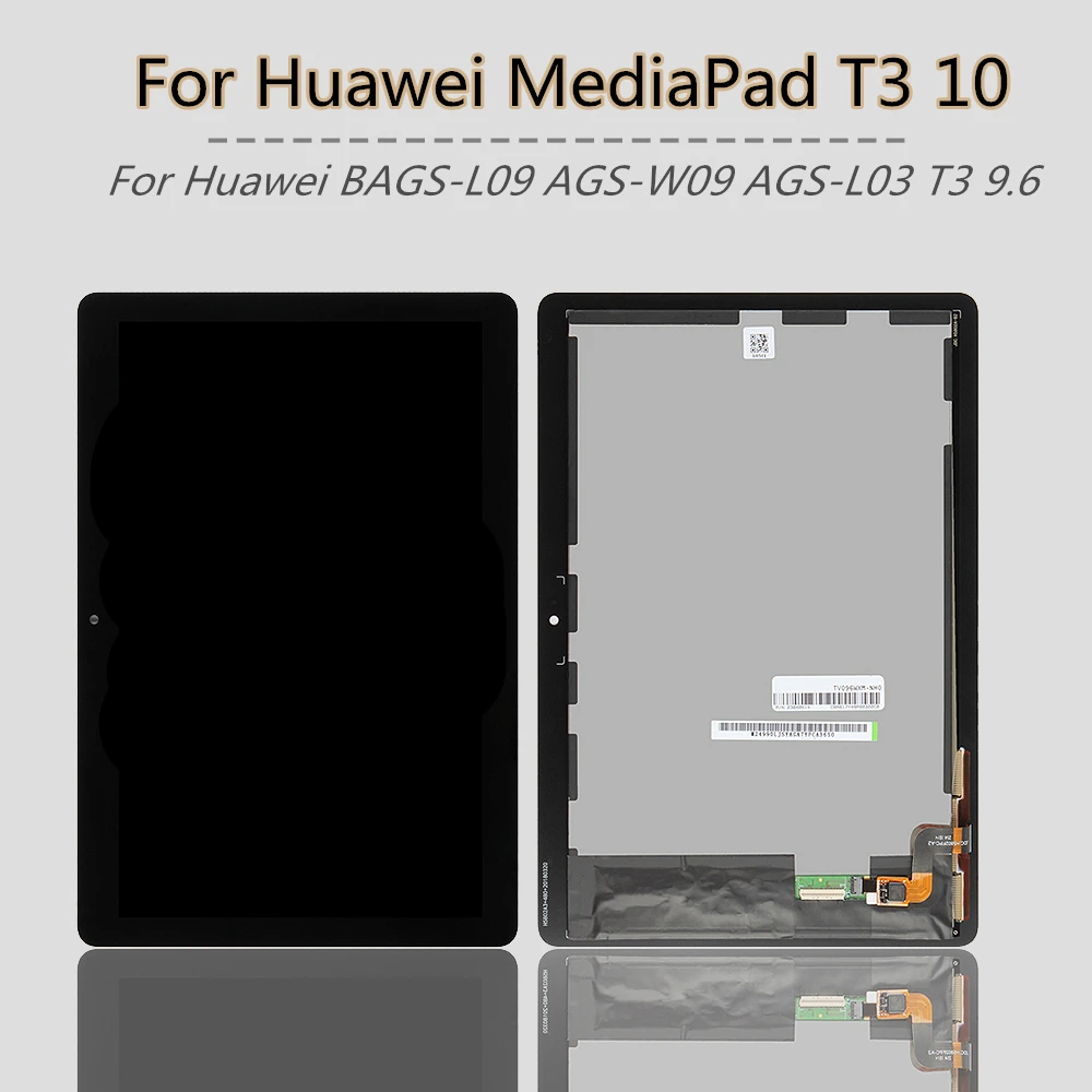 

9.6" For Huawei BAGS-L09 AGS-W09 AGS-L03 T3 9.6 LTE LCD Display For Huawei MediaPad T3 10 LCD Touch Screen With Frame Digitizer