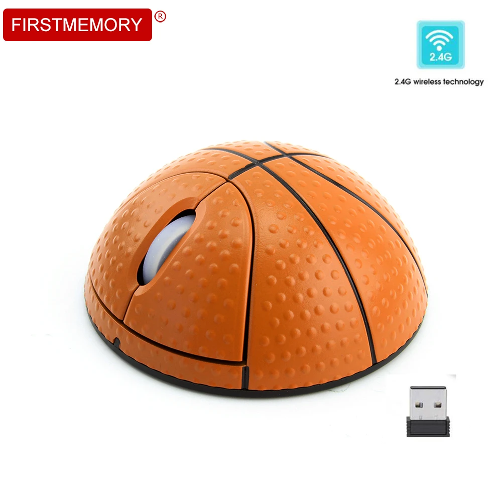 Компьютерная игровая мышь беспроводная баскетбольная мышь 2,4G оптическая мини 3D мышь эргономичная USB Mause 1000 dpi для ПК ноутбука детей