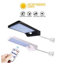 Алюминиевый полюс высокой мощности Luz Солнечный 36 светодиодный s Водонепроницаемый IP65 Открытый Солнечный садовый светильник солнечный светильник светодиодный солнечный светильник для ландшафтной дороги