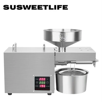 

Small household oil press smart stainless steel oil press kitchen appliances