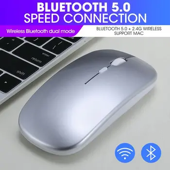 

T-Wolf Wireless Mouse Computer 2.4Ghz Bluetooth Mouse Wireless Rechargeable Mouse USB Optical Game Mice For Computer PC Laptop