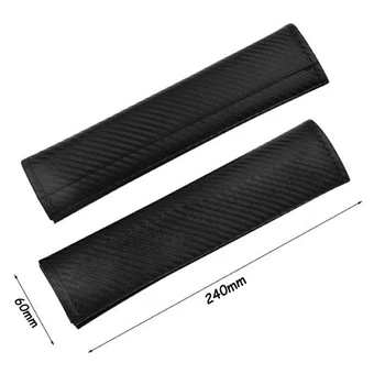 

Car Styling 2Pcs Car Safety Belt Goods Embroidery Seat Belt Covers For BMW E90 E91 E92 M3 F10 Z4 E60 E61 F07 M5 F15 F16