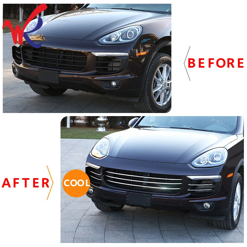 Крышка передней решетки радиатора для Porsche Cayenne 2015 2016 2017|trim cover|front grill covergrill trim |