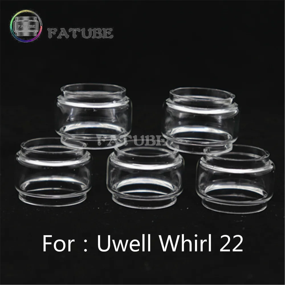 5 шт. FATUBE Пузырьковые стеклянные аксессуары для сигарет для Uwell Whirl 22 - Цвет: Uwell Whirl 22