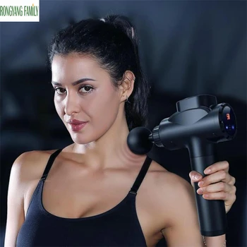 

Fitness Muscle Fascia Gun Arm Body Percussion Massage Gun Handheld Electric Leg Vibration Massager Back Neck Relaxing Muscle Gun