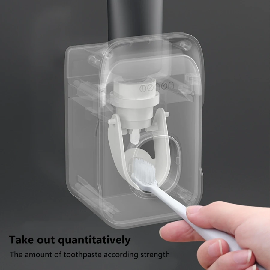 Автоматический диспенсер для зубной пасты Пыленепроницаемая настенная подставка для зубных щеток подставка для крепления аксессуаров для ванной комнаты Набор соковыжималок для зубной пасты