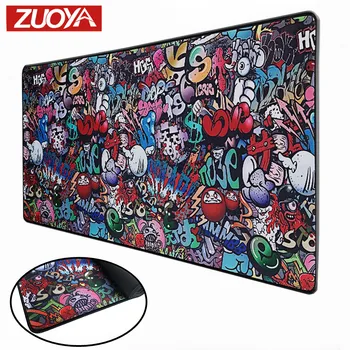 

ZUOYA Gaming Mousepad Large Gamer Computer Big Mouse Mat Locking Edge Speed Mousepad Anti-slip Natural Rubber Keyboard Desk Mat
