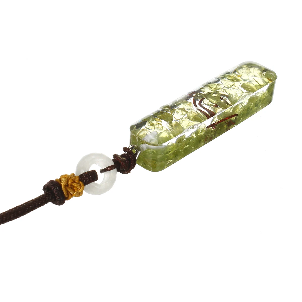 Подвеска Chakra Orgone, камни, натуральный камень, кулоны, кварцевый точечный целебный кристалл, мулит цвет, ожерелье ручной работы