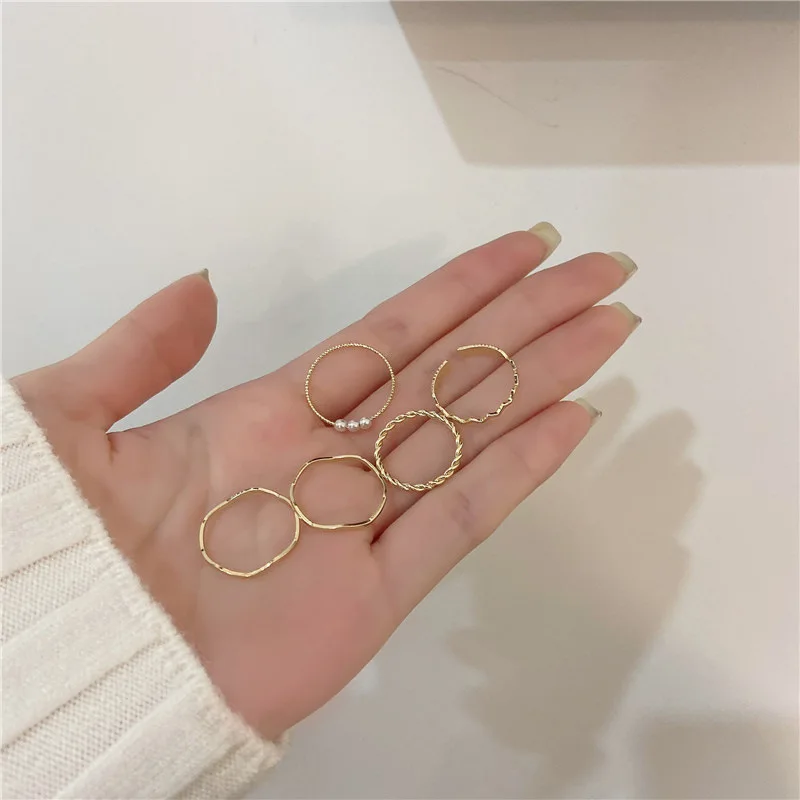 Silver Plain & Twisted Ring Pack in 2023