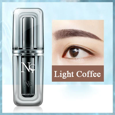 light coffee 1 шт. Перманентный макияж микроблейдинг пигмент профессиональный натуральный 15 мл чернила для татуажа цветные косметические инструменты для бровей подводка для глаз губ - Цвет: light coffee