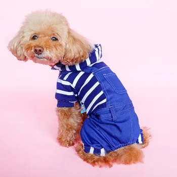

Dog Clothes Spring Teddy Clothes Bear Bomei Cute Handsome Small Dog Overall Pet Four-Legged Clothes french bulldog clothes