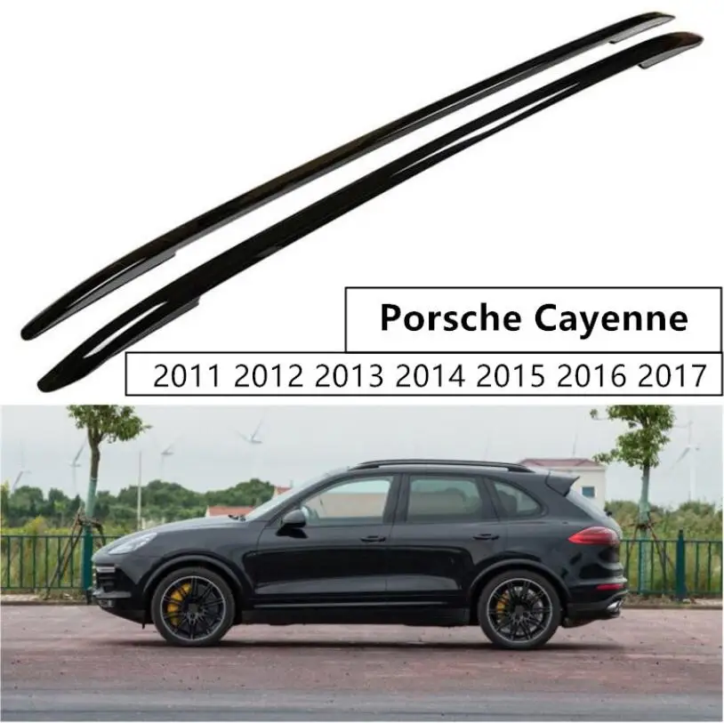 For Auto Roof Racks Luggage rack Porsche Cayenne 2011 2012 2013 2014 2015 2016 2017 High Quality Aluminum Paste installation | Автомобили