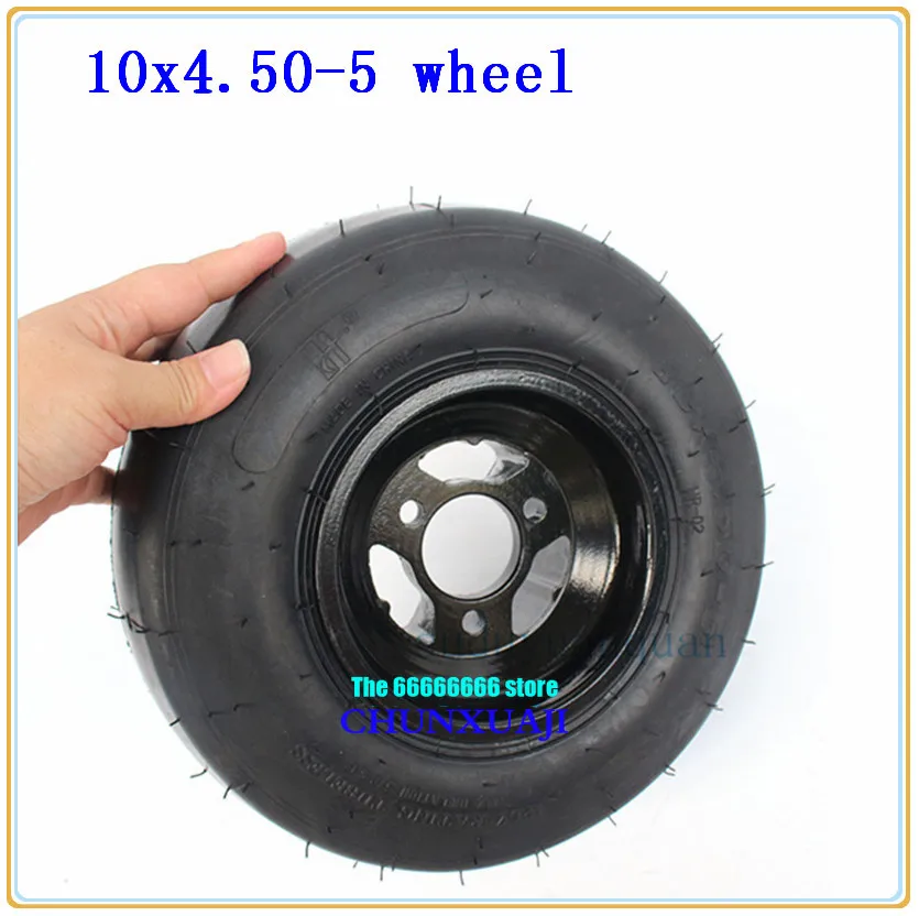 Go Kart шины и диски 10x4. 50-5 передние колеса 5 дюймов Go Kart детская коляска ATV UTV Quad обод для ступицы колеса и шины наборы