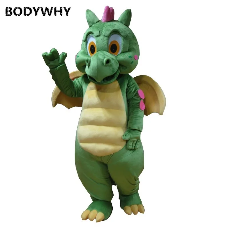 

Green Dinosaur Mascot Costume Suits Cosplay Party Game Dress Outfits Advertising Carnival Halloween Xmas Easter Festival Adults
