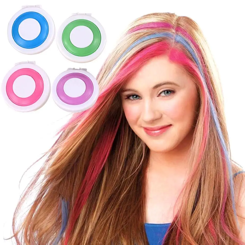 Моющаяся Временная Краска для волос Pro Salon одноразовые краска цветные чернила
