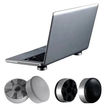 

Aluminum Alloy Laptop Stand Cooling Heat Dissipation Base Holder Portable Heighten Silicone Magnetic