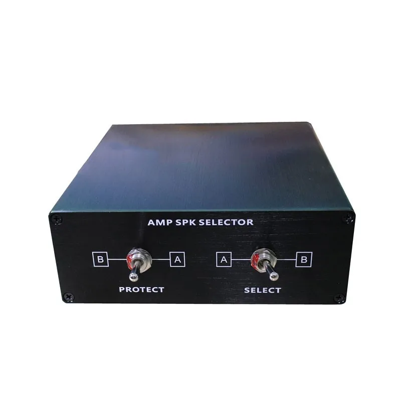 TZT Amplifier Switch Speaker AMP SPK SELECTOR Aluminum Case With / Without Tube Protection | Электроника