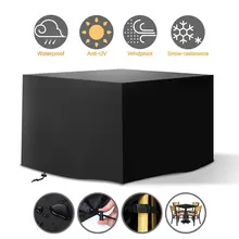 210D Оксфорд мебель пылезащитный чехол для ротанга стол куб стул диван водонепроницаемый дождь сад открытый патио защитный чехол