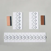 Абсолютно новые 3V SMD лампы с оптическими линзами Fliter для 32-65 дюймов светодиодный ремонт ТВ(50 шт 3 В