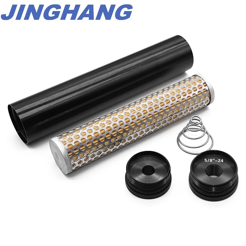 

FUEL FILTER 5/8"-24 BILLET ALUMINUM For NAPA 4003 WIX 24003 1/2" Black