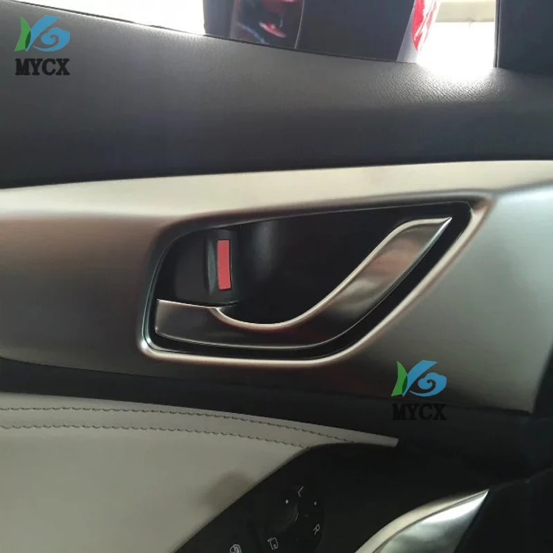 Для Mazda CX-4 CX4 CX 4 2018ABS матовая внутренняя дверная ручка чаша крышка планки Защитная Наклейка аксессуары автомобильный Стайлинг