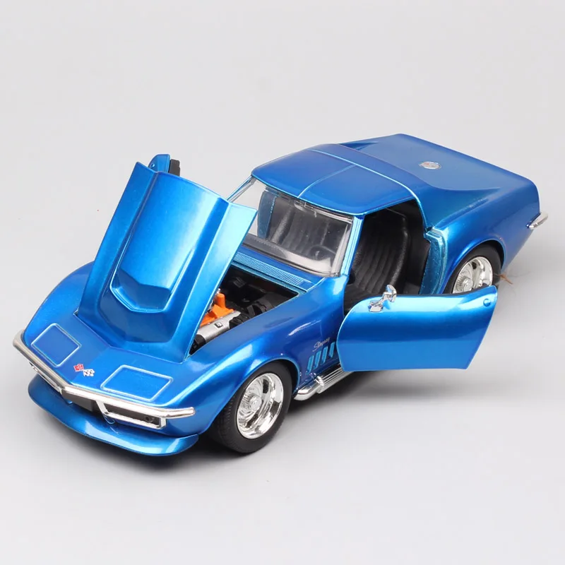 Jada 1/24 масштаб классика 1969 Chevrolet Corvette Stingray ZL1 chevy vette металлические Литые и игрушечные автомобили модели автомобилей коллекции