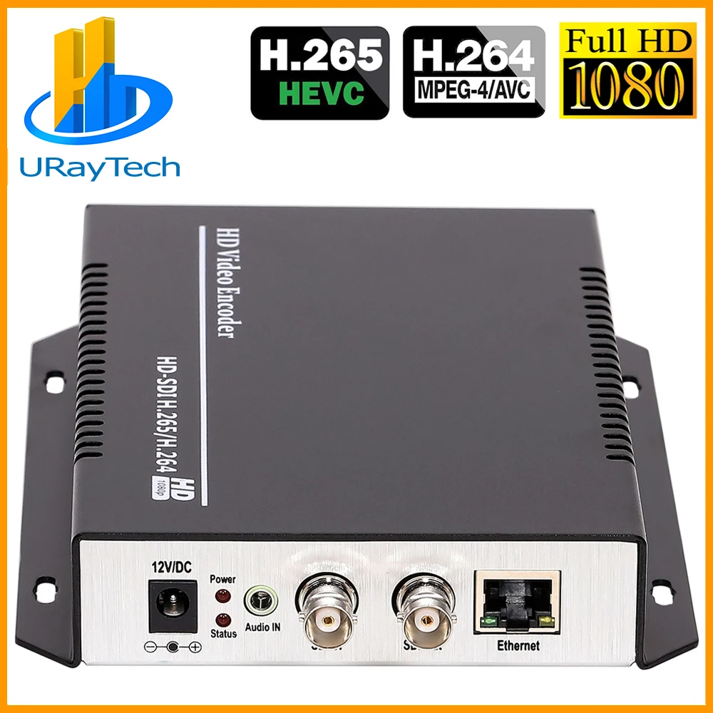  Uray Hevc H.265/H.264 Hd/3G Sdi a Ip in Diretta Streaming Video Encoder Audio Http rtsp Rtmp Udp On