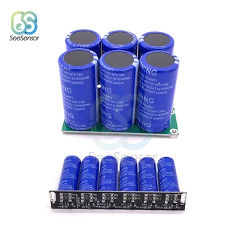 

6Pcs/Set New Version Farad Capacitor 2.7V 100F 120F Super Capacitors with Protection Board for Car Vehicle Auto Power Supply