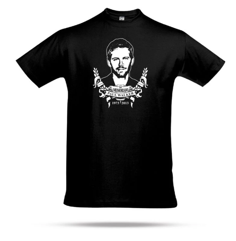 Футболка в стиле Memoriam Paul Walker RIP 2Fast 2Furious Gedenk von SHIRTCHARTS | Мужская одежда