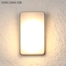 Epistar светодиодный настенный светильник для сада, Уличный настенный светильник 12 Вт, современный алюминиевый светильник для ворот, крыльца, для забора, гаража, коридора, передней двери, 220 В